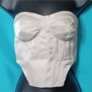 Pretty Garbage Women's Beige Coret Style Top. Size M